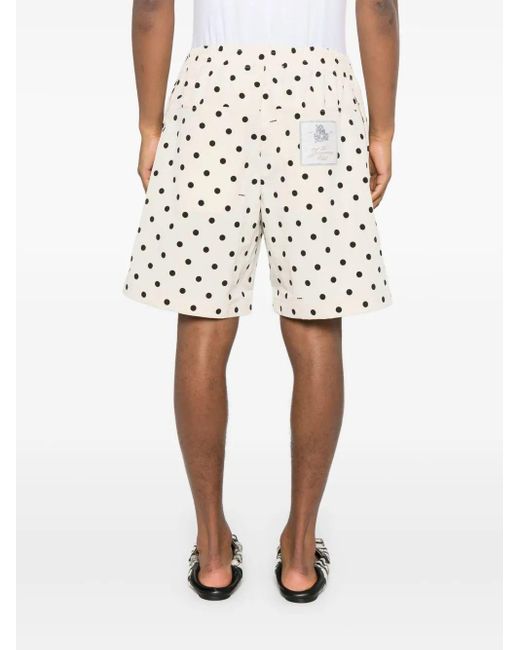 Jacquemus Natural Elastic Waist Shorts for men