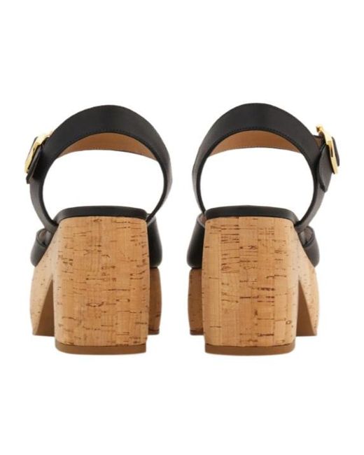 Ferragamo Multicolor Platform Sandal