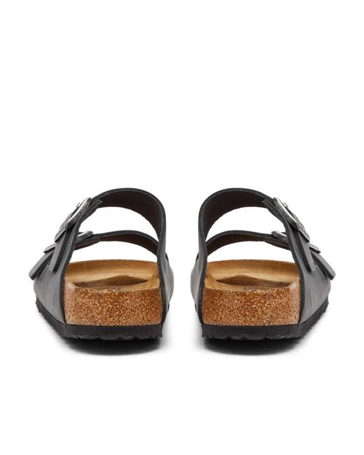 Birkenstock Brown Logo Sandals