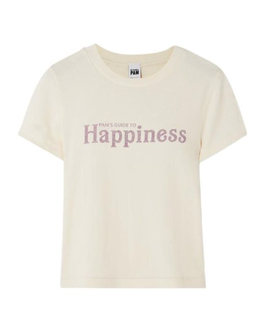 Re/done White X Pamela Anderson Short-Sleeve T-Shirt