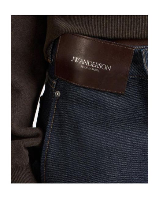 J.W. Anderson Blue Twisted Workwear Denim Jeans