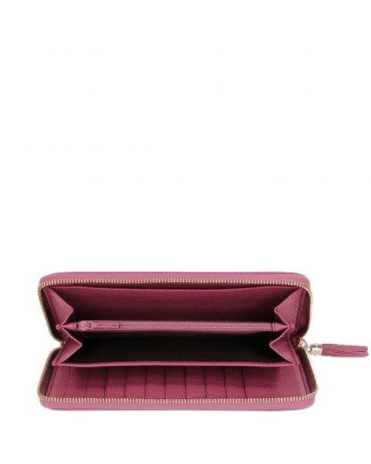 Gucci Purple Long Purse