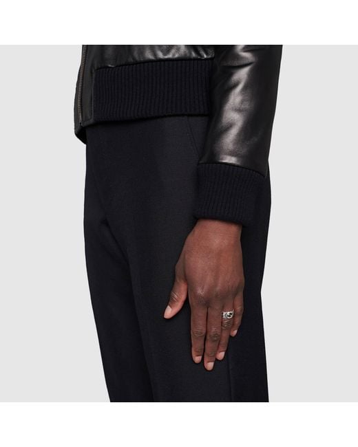 Gucci White Interlocking G Ring