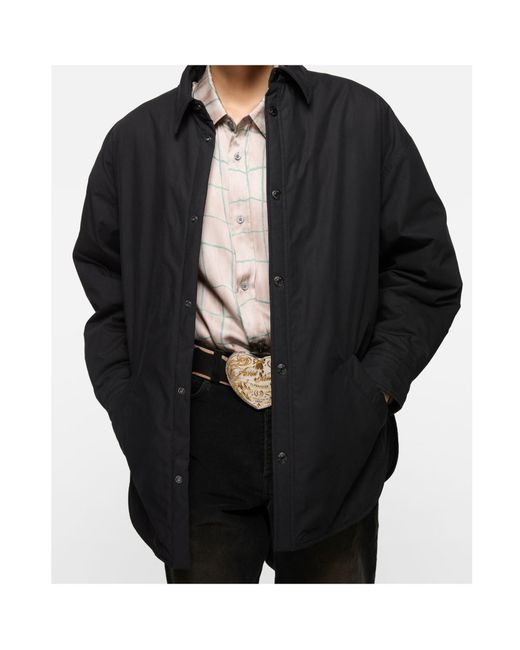 Acne Blue Button-Up Jacket for men