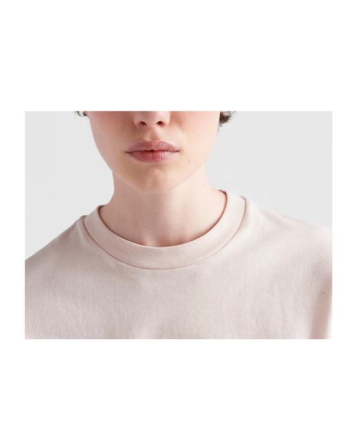 Prada White Jersey T-Shirt