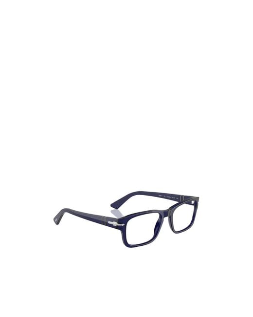 Persol White Rectangle-Frame Glasses for men