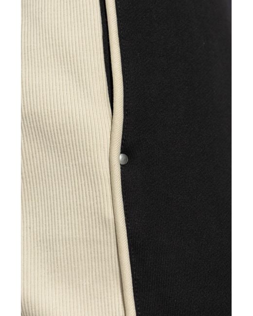 Moose Knuckles Black Logo-Patch Track Pants