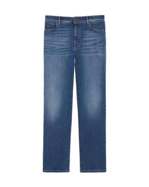 Weekend by Maxmara Blue Ortisei Straight Leg Jeans