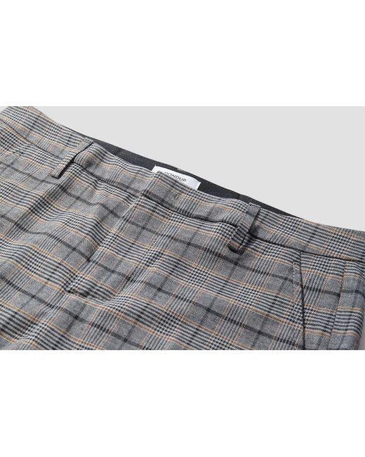 Dondup Gray Straight Casual Pants for men