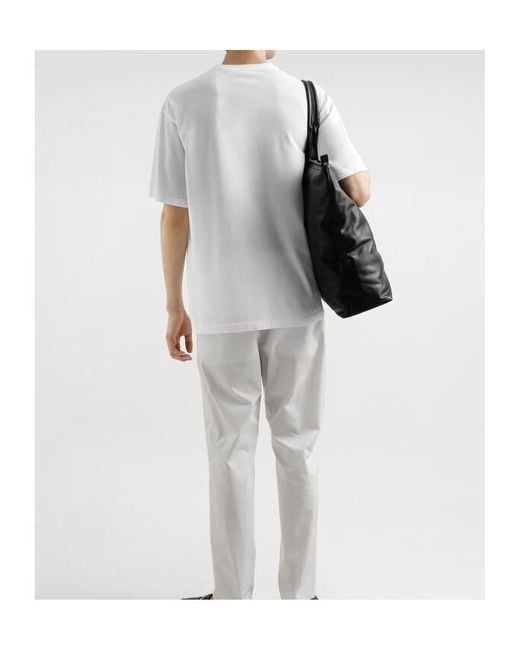 Dolce & Gabbana White Logo Tag Crewneck T-Shirt for men