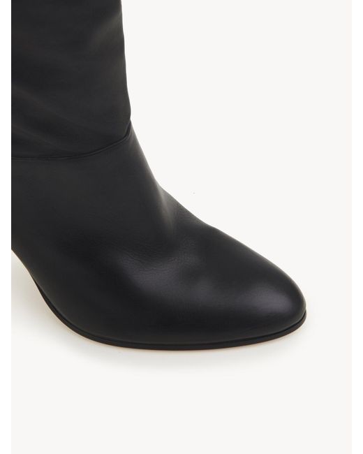Chloé Black Chloé Eve Knee-Length Heeled Boots