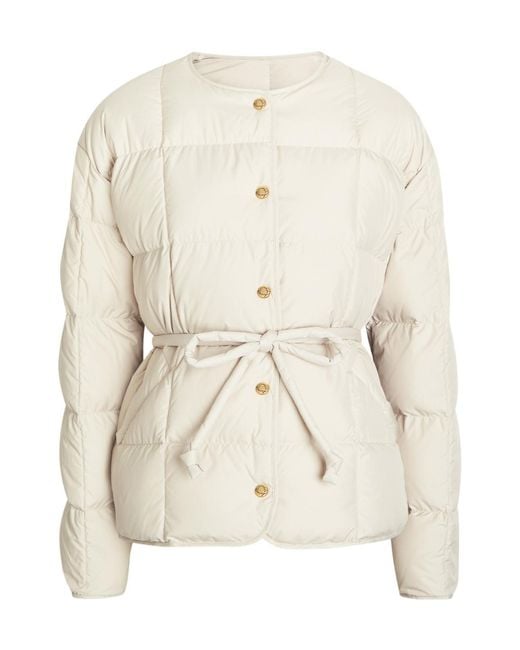 Moncler Natural Quilted Down Jacket