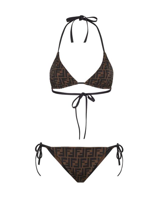 Fendi Brown Bikinis