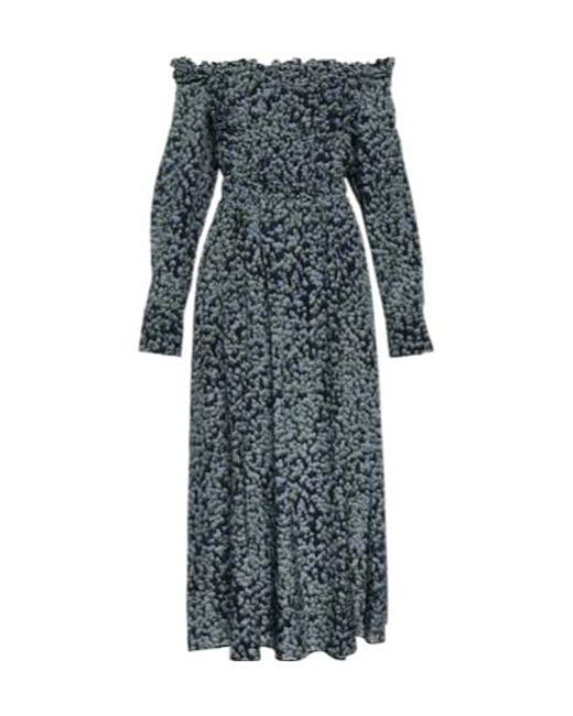 Altuzarra Gray Lillian Printed Silk Midi Dress