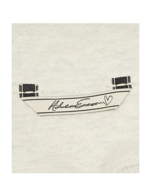 Adererror White Graphic Hoodie Sweater for men