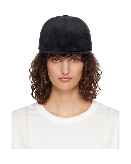 VAQUERA Blue Equestrian Flat-Brimmed Baseball Cap