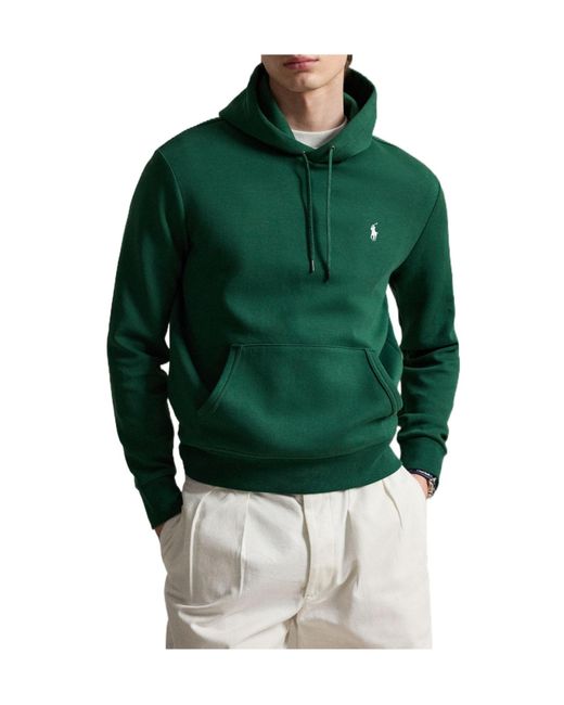 Polo Ralph Lauren Green Embroidered Pony Hoodie for men