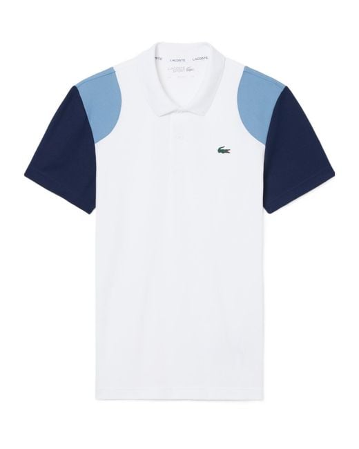 Lacoste Blue Short-Sleeved Polo Shirt for men