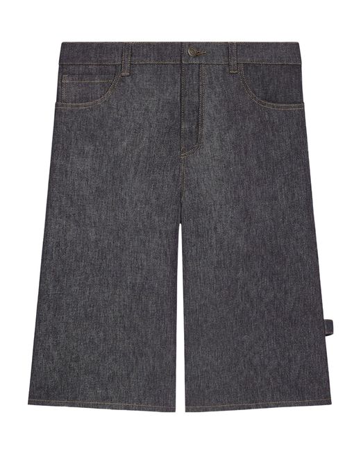 Courreges Gray Courrèges Hammer Twill Shorts for men