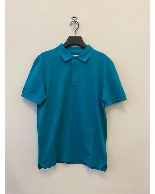 Bottega Veneta Blue Classic Polo Shirt for men