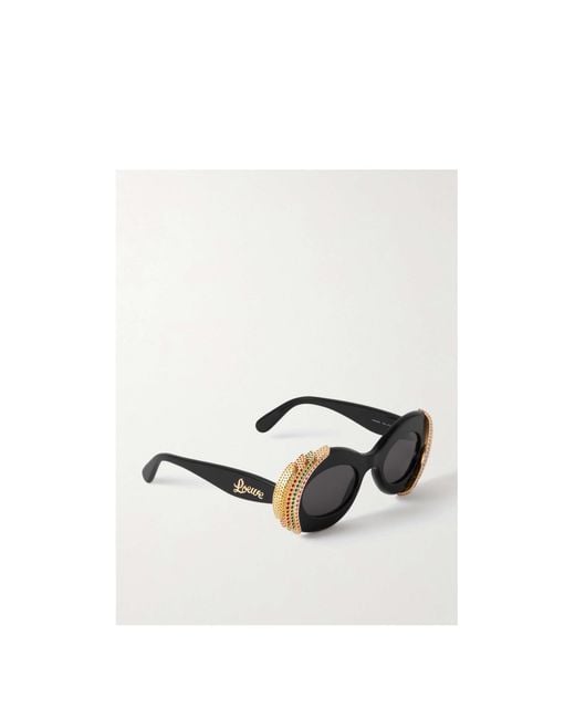 Loewe Black Logo Sunglasses