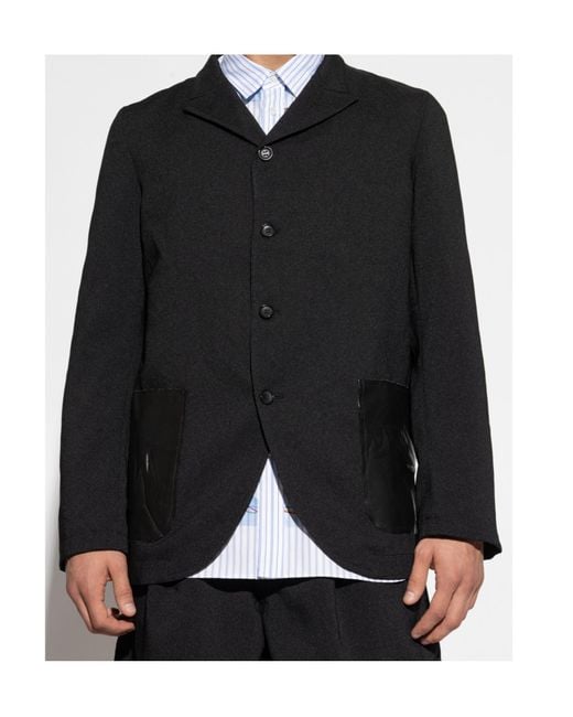 Comme des Garçons Black Long Sleeve Blazer for men