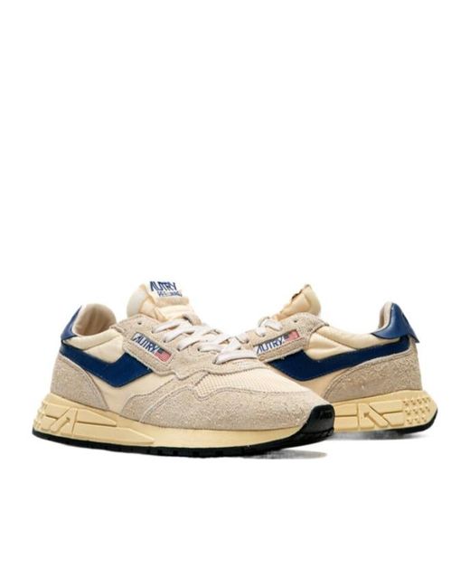 Autry White Reelwind Low-Top Sneakers