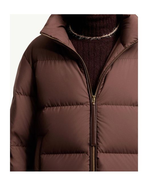 Moncler Brown Vivantesse Short Down Jacket