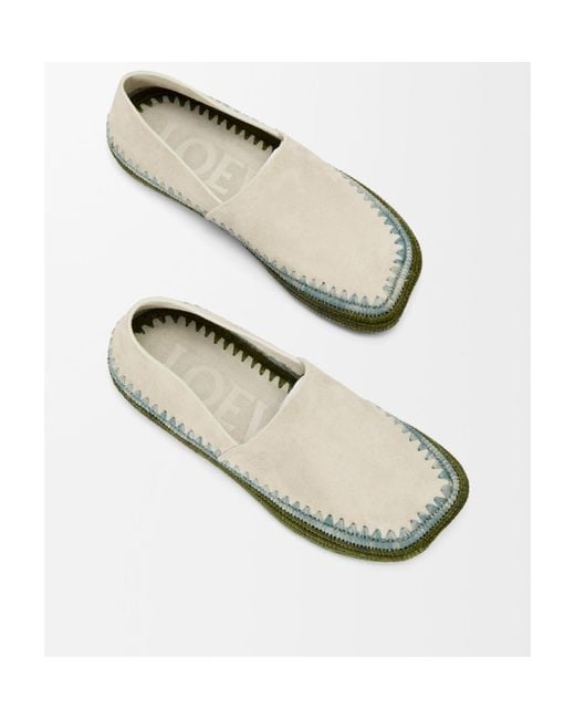 Loewe Green Rio Slipper for men
