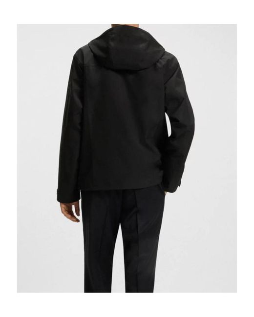 Boss Blue Gore-Tex Waterproof Windbreaker Jacket for men