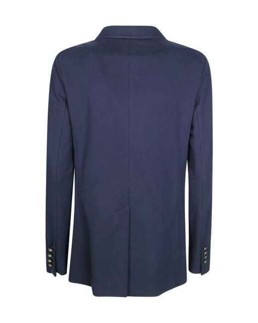 Circolo 1901 Blue Long-Sleeve Blazer