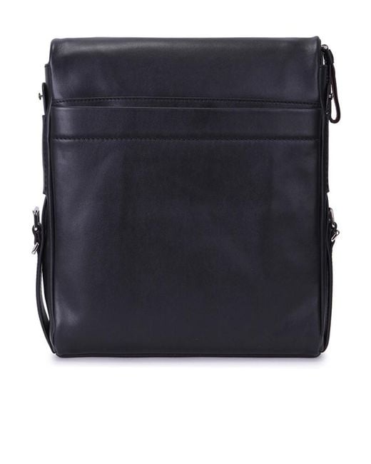 Bally Black Logo Details Satchel for men