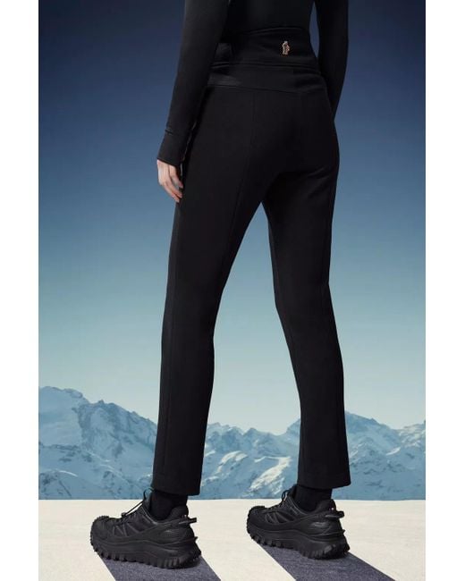 Moncler Black Grenoble Twill Trousers