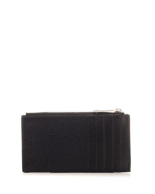 Ferragamo Black Logo Card Bag for men