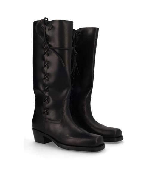 Paris Texas Black Cowboy Boots