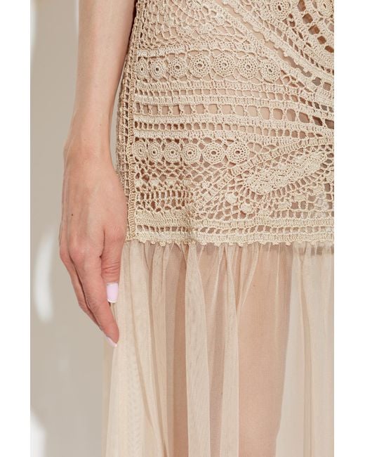 Ulla Johnson Natural Tulle Skirt