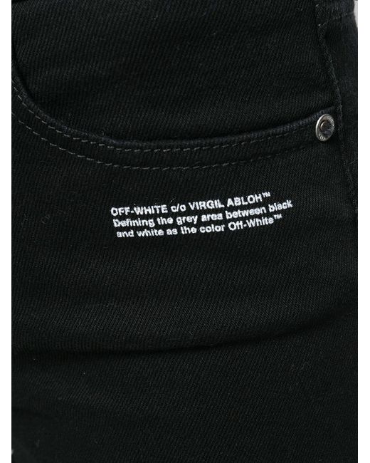 Off-White c/o Virgil Abloh Black Skinny Leg Jeans