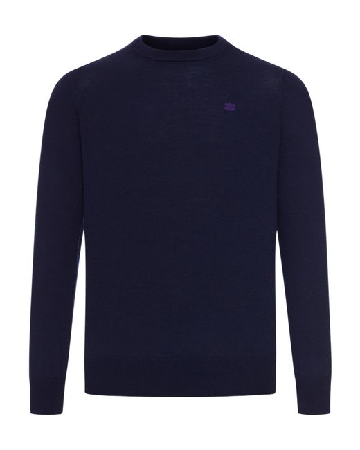 Céline Blue Crewneck Sweater for men