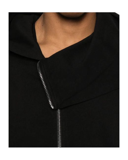 Rick Owens Black Mountain Zip-Up Hoodie for men