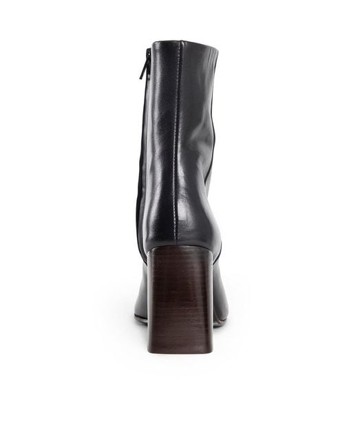 Lemaire Black Anatomic Zipped Boots
