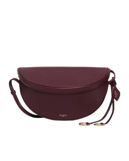 Alaïa Purple Alaïa Hip East West Bag