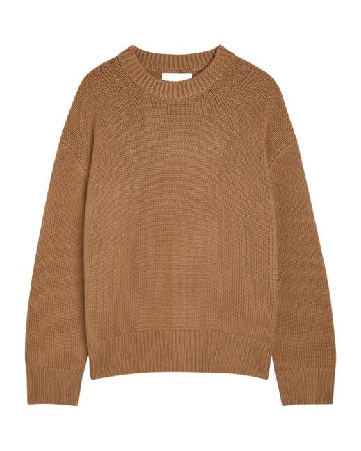 Lisa Yang Brown Renske Cashmere Jumper