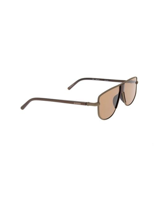 Jacquemus Natural Shield Frame Sunglasses