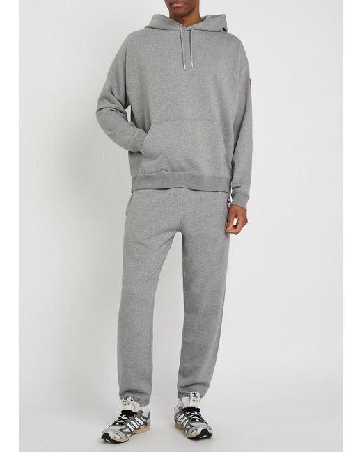 Canada Goose Gray Hooded Cotton Sweatshirt for men
