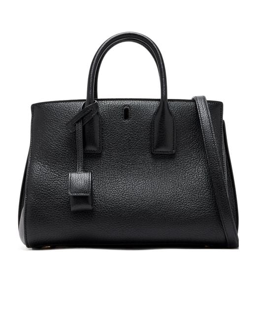 Saint Laurent Black Sac De Jour Top Handle Bag