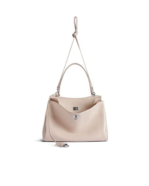 Balenciaga Natural Rodeo Medium Tote Bag