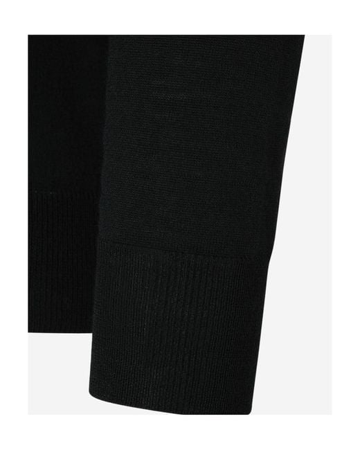 Canali Black High-Neck Jumper for men