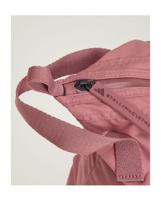 Adidas By Stella McCartney Pink Logo-Print Tote Bag