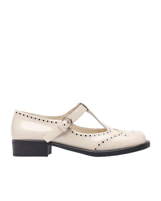 Miu Miu Mary Jane in White | Lyst