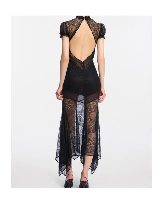 The Attico Black Midi Dress